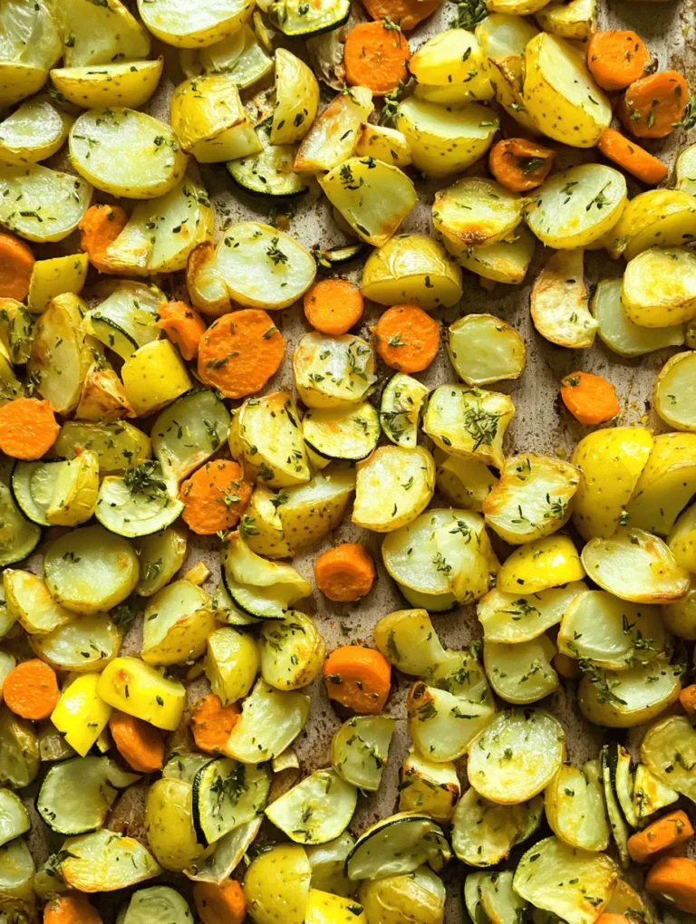 Garlic Herb Roasted Potatoes, Carrots, and Zucchini is a delightful side dish that brings together the earthy flavors of root vegetables with the lightness of summer squash. This dish is not only visually appealing with its vibrant colors, but it also packs a punch in terms of flavor and nutrition. With the perfect balance of garlic, herbs, and seasonal vegetables, this recipe stands out as a healthy choice for any meal, whether you are serving a casual family dinner or an elegant holiday feast.