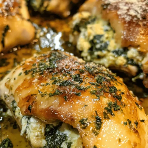 Stuffed chicken dishes have long been a staple in kitchens around the world, celebrated for their incredible versatility and the ease with which they can elevate a simple meal into something truly special. Among the myriad of stuffed chicken recipes, the Savory Spinach and Cheese Stuffed Chicken Breast stands out, offering a mouthwatering combination of flavors and textures that appeal to both the palate and the eye. This dish is not only delicious but also packed with nutritional benefits, making it an ideal choice for health-conscious eaters looking to indulge without compromising their dietary goals.
