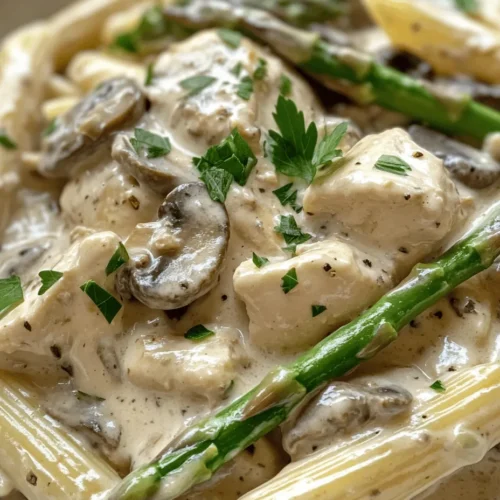 When it comes to comfort food that pleases the palate, few dishes can rival the creamy richness of a well-prepared pasta. One such dish that has captured hearts and appetites alike is the Creamy Mushroom and Asparagus Chicken Penne. This delightful pasta dish combines tender chicken, fresh asparagus, and earthy mushrooms enveloped in a luxurious creamy sauce, making it a comforting and satisfying meal perfect for any occasion.