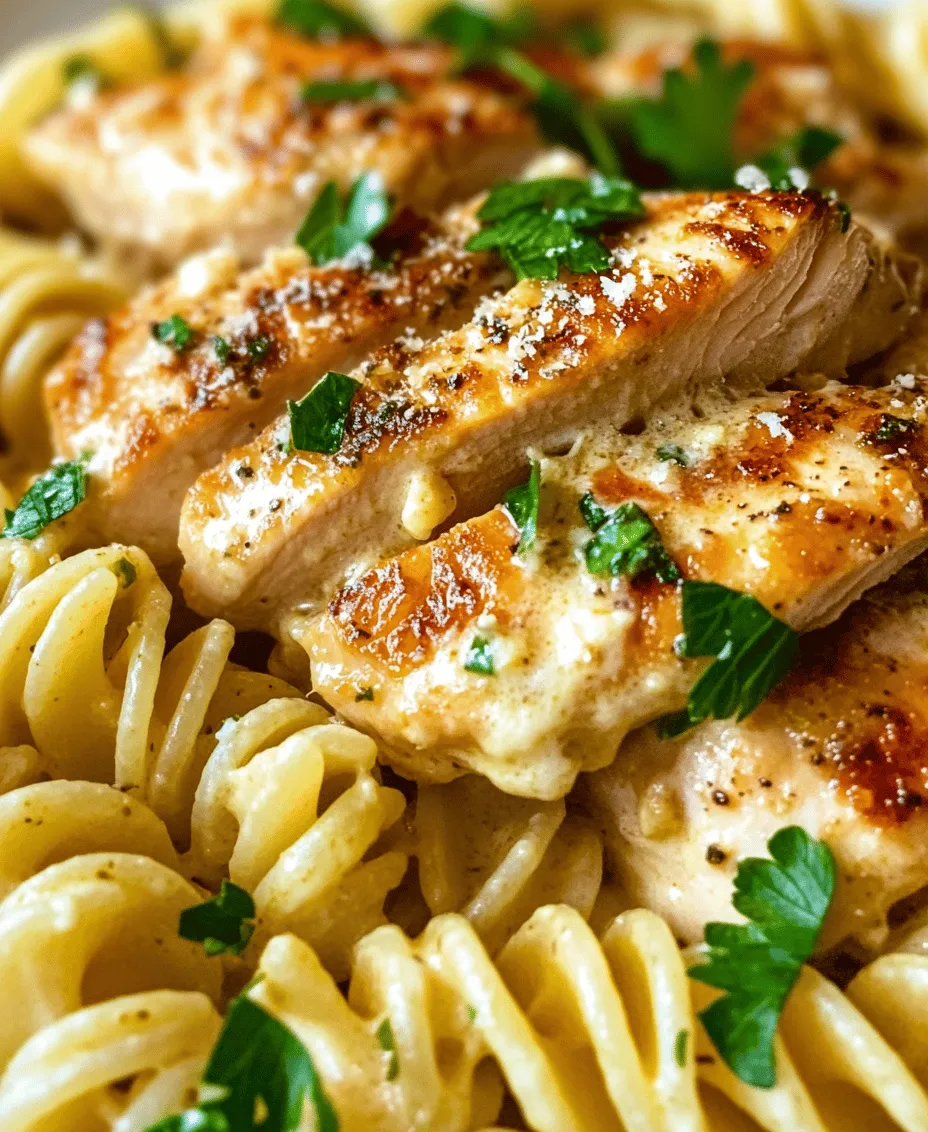 If you're searching for a dish that combines comfort, richness, and simplicity, look no further than Creamy Garlic Butter Chicken & Rotini in Parmesan Sauce. This delightful Italian-inspired recipe captivates the senses with its luscious sauce, perfectly cooked pasta, and tender chicken. Imagine biting into perfectly seared chicken, infused with the robust flavor of garlic and enveloped in a creamy, cheesy sauce that clings to the rotini. Each forkful offers a satisfying blend of textures and tastes that will quickly become a favorite in your household.