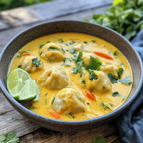 Heavenly Curry Dumpling Soup is not just a dish; it’s an experience that brings comfort and warmth to the soul. Originating from various Asian cuisines, this delightful soup showcases the harmony between spices, fresh vegetables, and tender dumplings. The cultural significance of dumplings spans across many countries, each with its own unique take on fillings and broths. In this recipe, the delightful union of curry and dumplings elevates a simple meal into a rich tapestry of flavors that can transport you to a bustling street market or a cozy family gathering.