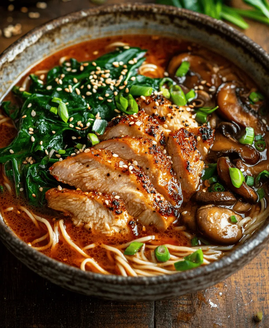 Ramen has taken the culinary world by storm, evolving from its humble beginnings in Japan to become a beloved dish enjoyed globally. Its versatility makes it a favorite among food enthusiasts, adapting easily to a variety of ingredients and flavors that cater to every palate. Among the plethora of ramen recipes available, Fiery Chicken Ramen with Creamy Garlic Sauce stands out as an exhilarating fusion of spicy and creamy flavors. This dish offers a tantalizing experience for those who crave a bit of heat without sacrificing the comforting essence of traditional ramen.