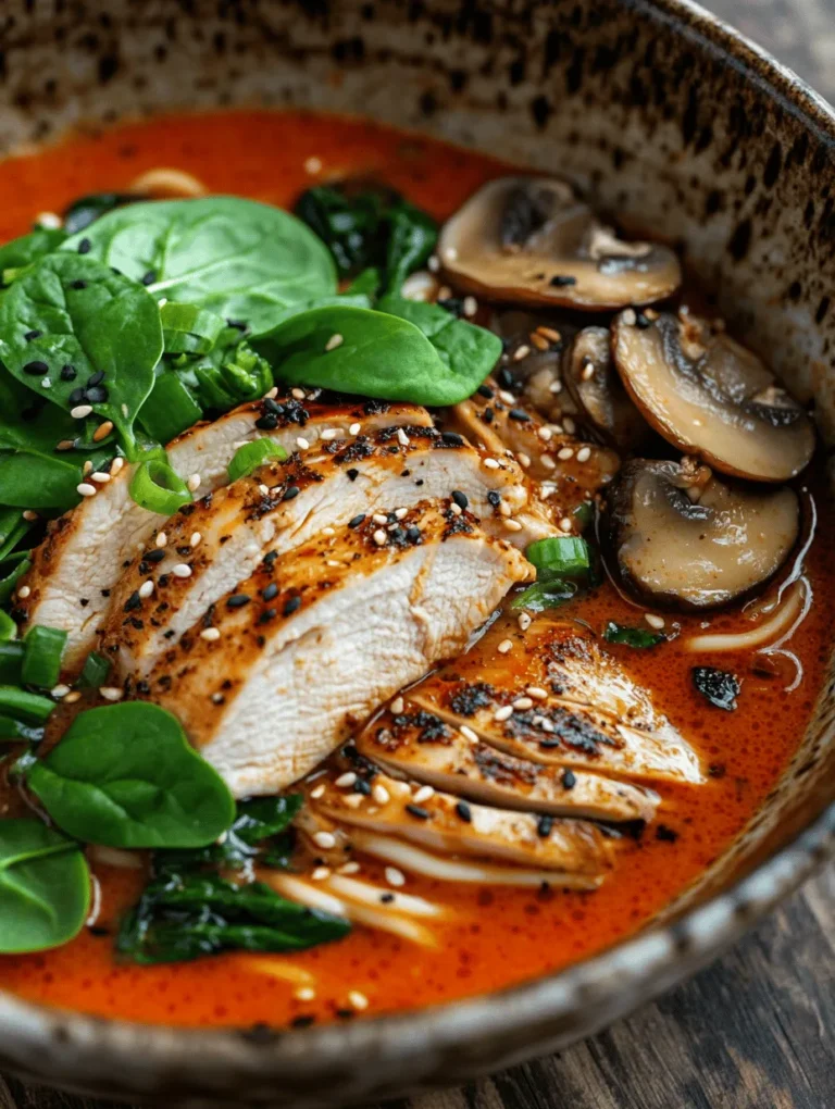 Ramen has taken the culinary world by storm, evolving from its humble beginnings in Japan to become a beloved dish enjoyed globally. Its versatility makes it a favorite among food enthusiasts, adapting easily to a variety of ingredients and flavors that cater to every palate. Among the plethora of ramen recipes available, Fiery Chicken Ramen with Creamy Garlic Sauce stands out as an exhilarating fusion of spicy and creamy flavors. This dish offers a tantalizing experience for those who crave a bit of heat without sacrificing the comforting essence of traditional ramen.