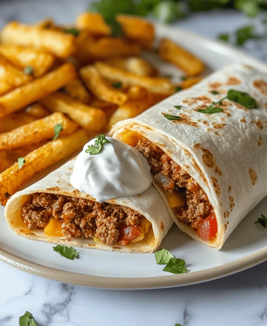 There's something undeniably satisfying about biting into a hearty burrito filled with flavorful ground beef, creamy refried beans, and melted cheese, all wrapped snugly in a warm tortilla. When paired with crispy fries, this meal transforms from a simple dish into an indulgent feast that can please any crowd—whether it's family dinners, casual gatherings with friends, or meal prep for the week ahead. Cheesy Beef Burritos with Crispy Fries are not just about taste; they evoke a sense of comfort and familiarity that makes them a beloved choice for many food enthusiasts.
