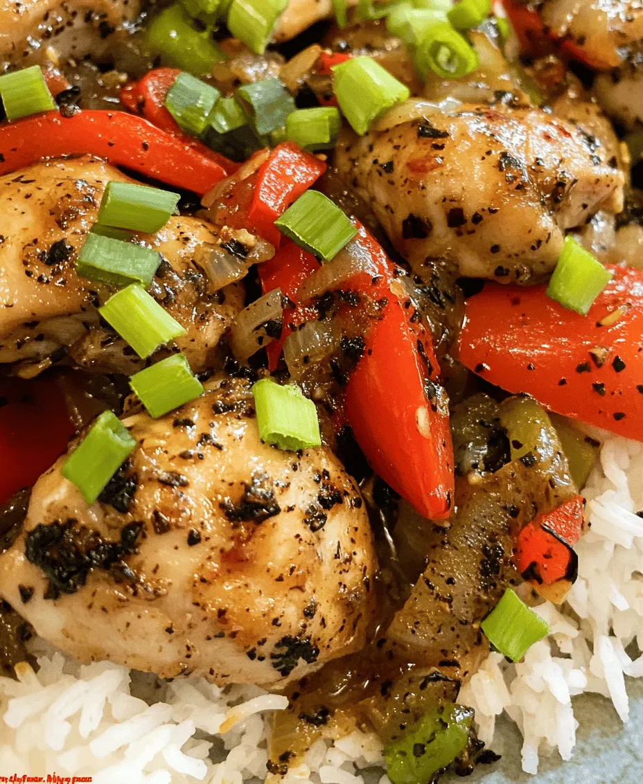 If you're in search of a meal that packs a punch without consuming your entire evening, look no further than Black Pepper Chicken with a Kick! This dish is a delightful combination of flavors and spices, making it the perfect choice for busy weeknights when time is of the essence, yet you still crave a satisfying and hearty meal. The blend of tender chicken thighs, aromatic spices, and vibrant vegetables creates a dish that is not only quick to prepare but also bursting with flavor, ensuring that your family will return for seconds.