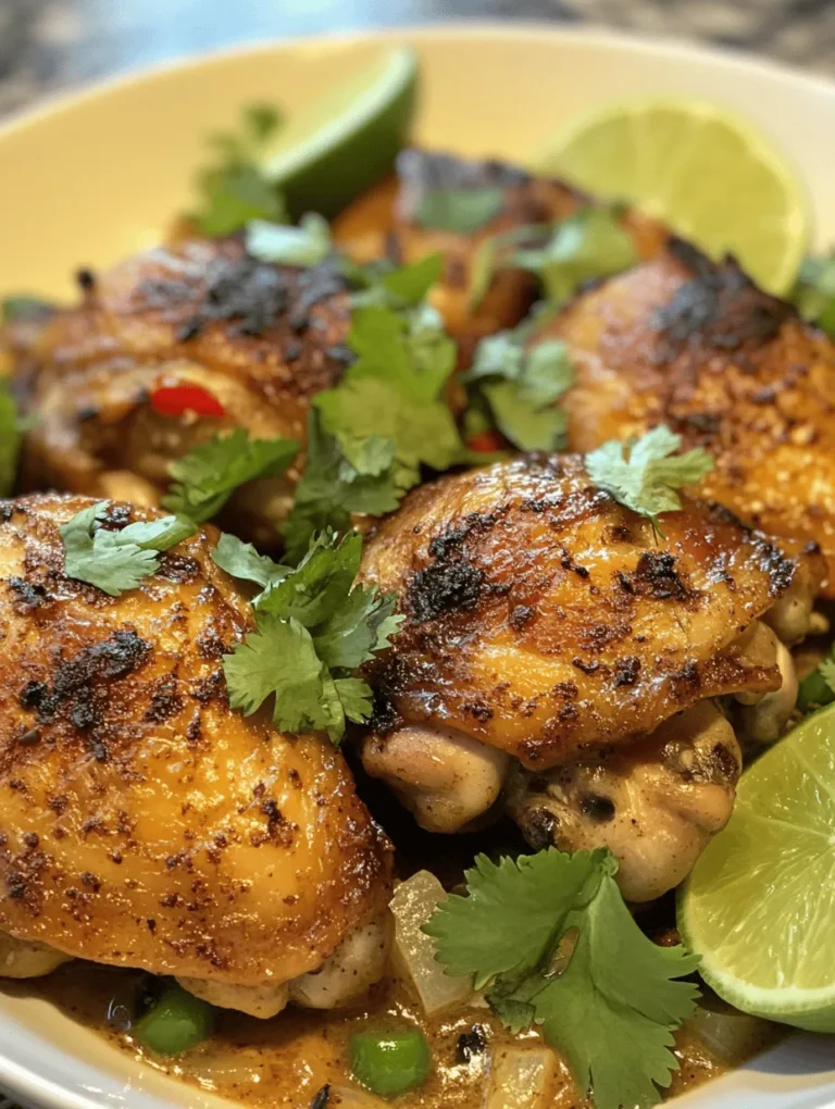 Brazilian cuisine is a vibrant tapestry woven from indigenous, African, and Portuguese influences, showcasing an array of bold flavors and diverse ingredients. One dish that exemplifies the heart of this culinary tradition is Spicy Brazilian Coconut Chicken. This mouthwatering recipe combines succulent chicken with the creamy richness of coconut milk, balanced perfectly by a medley of spices and fresh ingredients. Whether you're a seasoned cook or a novice in the kitchen, this dish invites you on a flavorful journey that is both approachable and satisfying.