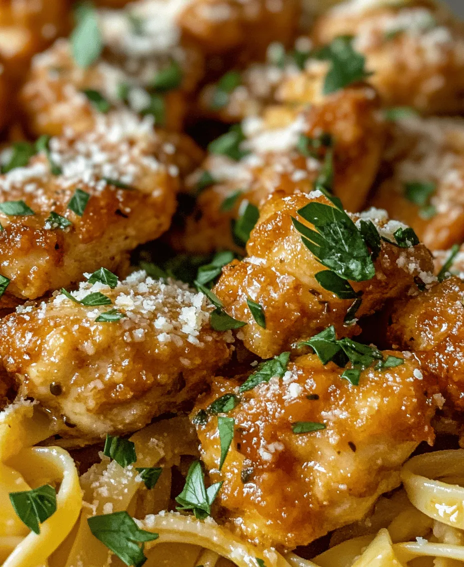 In a world where time is often in short supply, finding a dish that is both quick to prepare and utterly delicious can feel like a culinary victory. Enter Garlic Butter Chicken Bites paired with Savory Creamy Parmesan Pasta—a recipe that encapsulates the essence of comfort food while delivering on flavor and ease. This dish is not just a meal; it's a delightful experience, perfect for families looking to enjoy a satisfying dinner without spending hours in the kitchen.