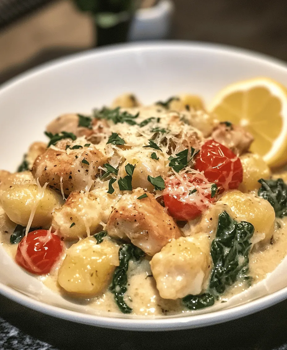 Before embarking on creating this One-Pot Lemon Chicken Gnocchi Delight, it's important to understand the key components that make up this delicious recipe. Each ingredient plays a vital role in not only the flavor but also the texture and overall satisfaction of the dish.