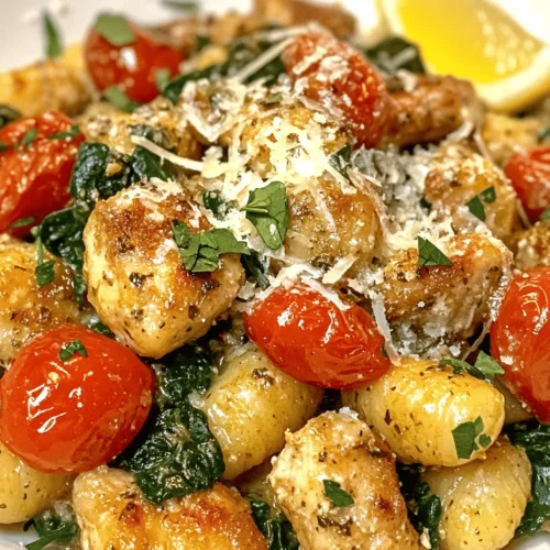 Before embarking on creating this One-Pot Lemon Chicken Gnocchi Delight, it's important to understand the key components that make up this delicious recipe. Each ingredient plays a vital role in not only the flavor but also the texture and overall satisfaction of the dish.