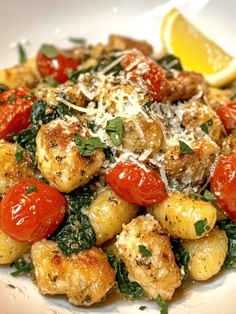 Before embarking on creating this One-Pot Lemon Chicken Gnocchi Delight, it's important to understand the key components that make up this delicious recipe. Each ingredient plays a vital role in not only the flavor but also the texture and overall satisfaction of the dish.