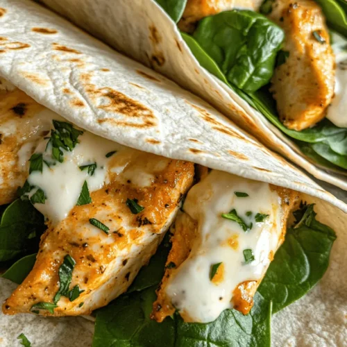In a world where time is often of the essence, finding quick and delectable meal options can be a challenge. Enter the Cheesy Garlic Chicken Wraps — a scrumptious, easy-to-make dish that perfectly balances flavor and convenience. Whether you're a busy professional seeking a quick lunch or a family looking for a simple yet satisfying dinner, these wraps deliver on all fronts. Their tantalizing cheesy garlic flavor combined with fresh, wholesome ingredients makes them a go-to meal for any occasion.
