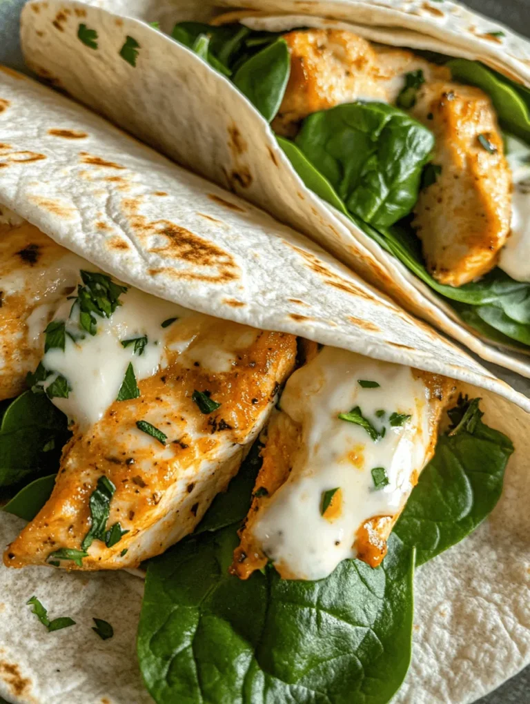 In a world where time is often of the essence, finding quick and delectable meal options can be a challenge. Enter the Cheesy Garlic Chicken Wraps — a scrumptious, easy-to-make dish that perfectly balances flavor and convenience. Whether you're a busy professional seeking a quick lunch or a family looking for a simple yet satisfying dinner, these wraps deliver on all fronts. Their tantalizing cheesy garlic flavor combined with fresh, wholesome ingredients makes them a go-to meal for any occasion.