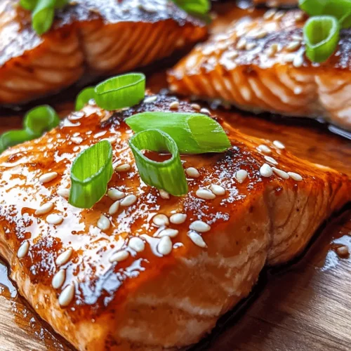 Crispy Honey Garlic Salmon Bites are a culinary triumph that combines a medley of flavors in each delicious morsel. This dish is perfect for those who appreciate the delicate taste of salmon enriched by a sweet, sticky glaze that leaves you craving more. The marriage of honey's sweetness, the umami essence of soy sauce, and the aromatic notes of garlic and ginger creates a symphony of flavors that tantalizes the palate.