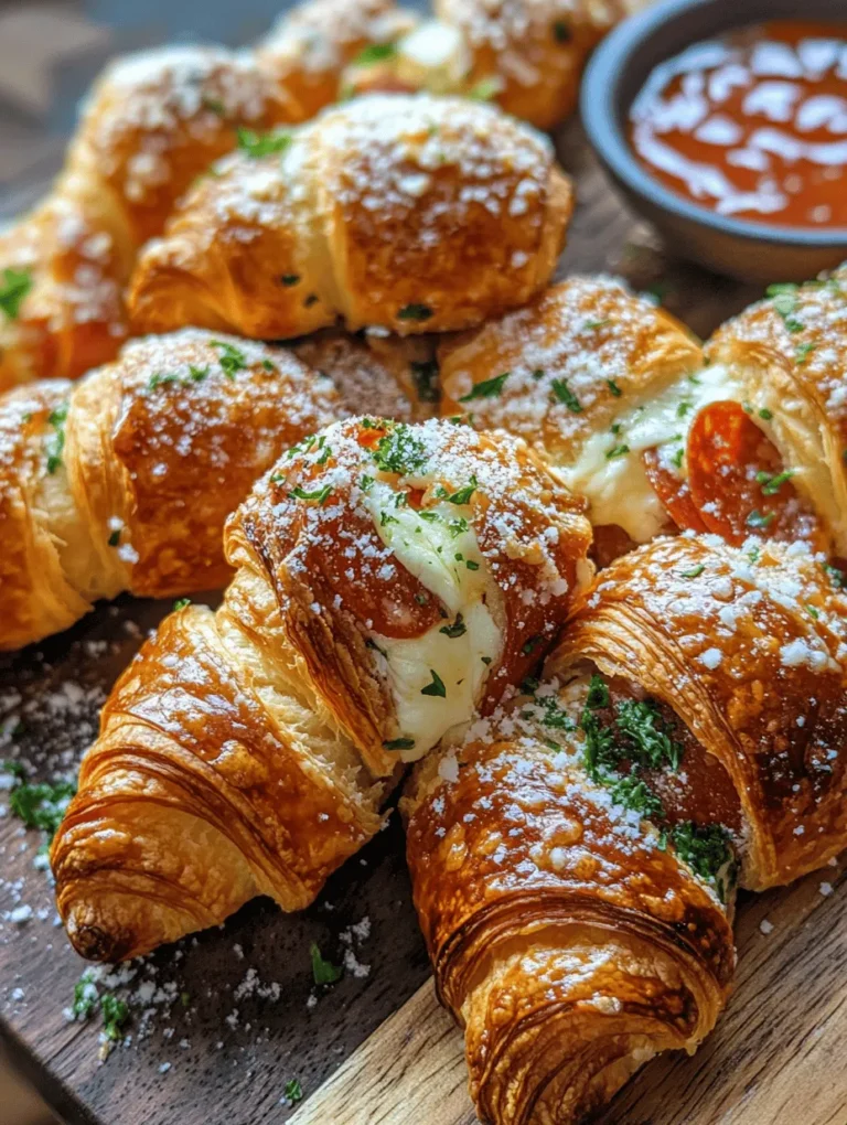 In a world where snacking has become an art form, the emergence of creative and delectable snack recipes has captured the hearts of food enthusiasts everywhere. Among these, the Mozzarella Pepperoni Croissant Rolls stand out as a delightful fusion of flavors that effortlessly combines the classic appeal of pizza with the flaky, buttery texture of croissant dough. This recipe has gained immense popularity for its ability to serve as a perfect snack or appetizer, making it an ideal choice for gatherings, parties, or even a cozy night in.