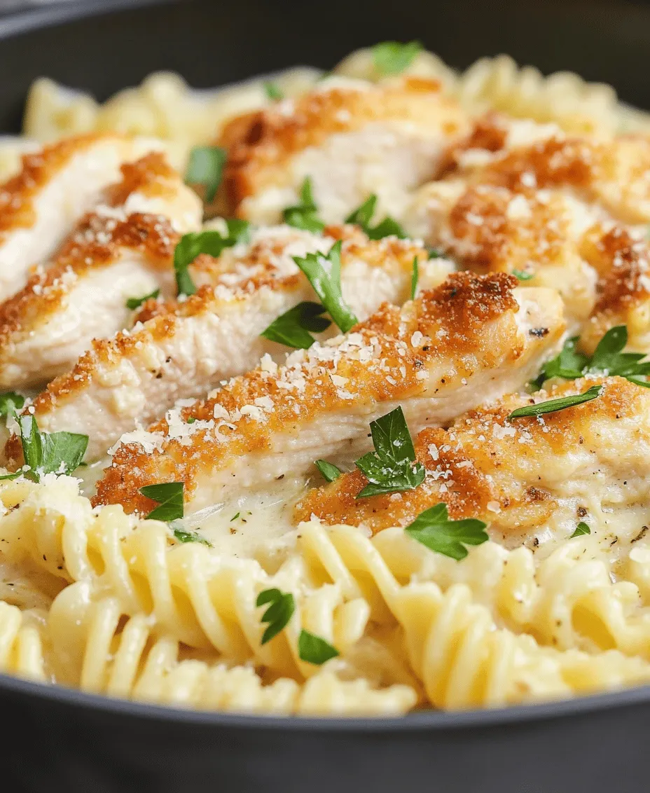 If you're searching for a dish that wraps you in a warm blanket of comfort, look no further than Creamy Garlic Butter Chicken and Rotini in Parmesan Sauce. This delightful recipe combines tender chicken, perfectly cooked rotini pasta, and a rich, creamy sauce that’s bursting with flavor. It’s the kind of meal that not only satisfies your hunger but also warms your soul, making it ideal for family dinners or casual gatherings with friends.