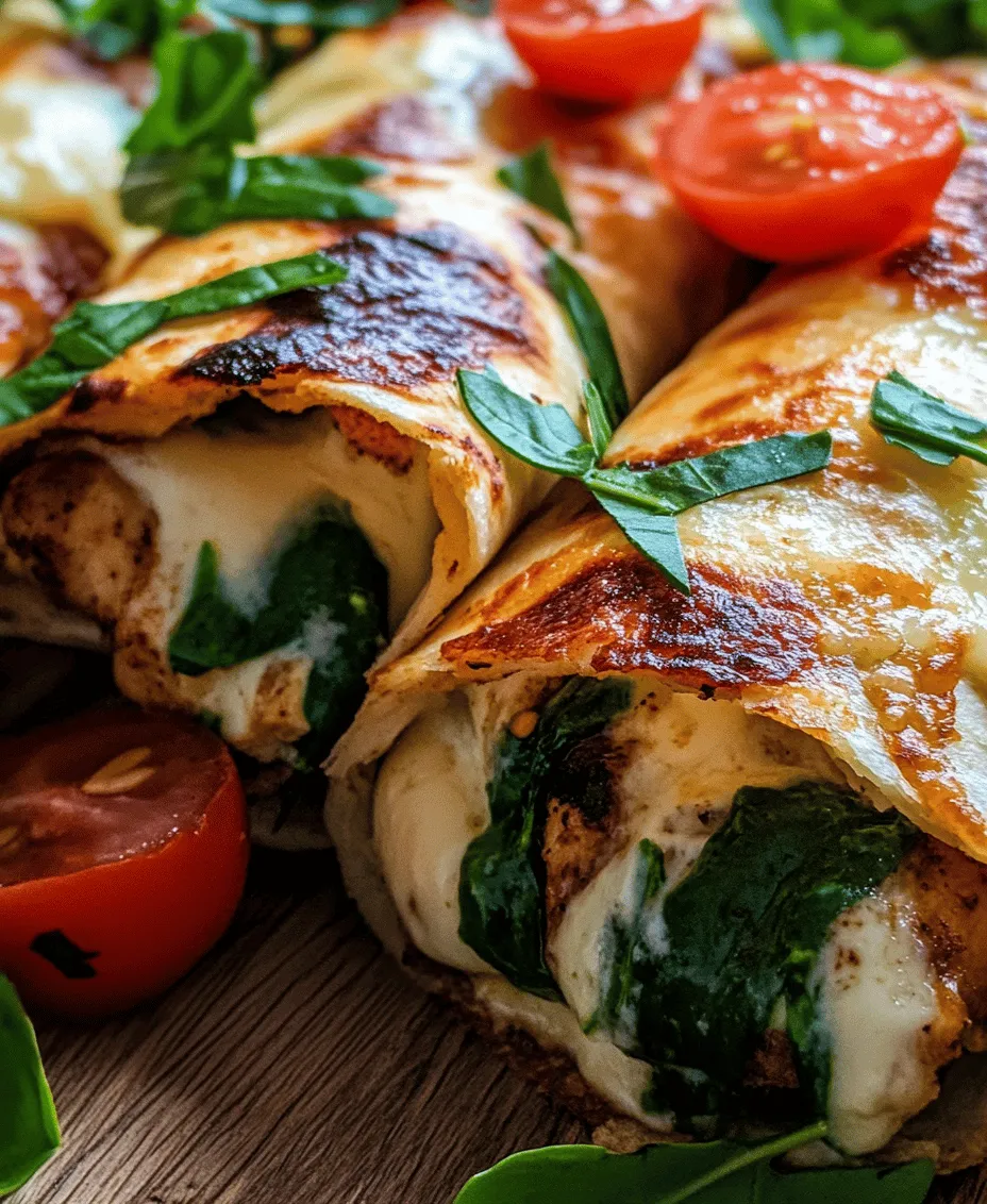 Welcome to the delightful world of Cheesy Garlic Chicken Wraps, a dish that beautifully marries wholesome ingredients with mouth-watering flavors. Imagine biting into a warm wrap, where tender, juicy chicken meets a creamy cheese blend, all infused with the aromatic essence of garlic. These wraps are not just a meal; they are an experience that tantalizes the taste buds and warms the heart.