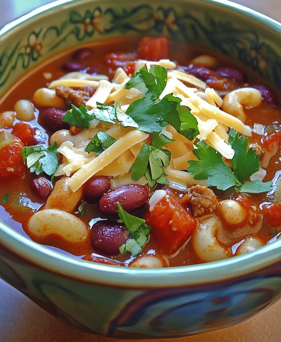 Chili Mac Delight is a dish that beautifully marries the robust flavors of chili with the comforting, familiar textures of macaroni. This hearty recipe is perfect for a cozy family dinner or a lively gathering with friends, making it a versatile option that appeals to all ages. With its combination of ground meat, kidney beans, and a gooey cheese topping, Chili Mac Delight is not only pleasing to the palate but also a nutritious choice packed with protein and fiber.
