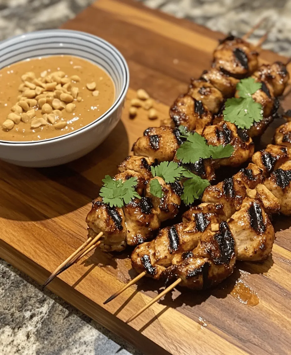 If you're seeking a dish that brings the exotic flavors of Thailand right to your backyard, look no further than Easy Grilled Thai Chicken Skewers with Peanut Sauce. This delightful recipe is not just a feast for the palate but also an embodiment of the vibrant and aromatic essence of Thai cuisine. The combination of succulent chicken skewers paired with a luscious peanut sauce creates a harmonious balance of sweet, savory, and spicy flavors that is truly irresistible.