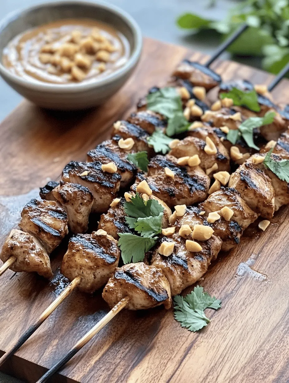 If you're seeking a dish that brings the exotic flavors of Thailand right to your backyard, look no further than Easy Grilled Thai Chicken Skewers with Peanut Sauce. This delightful recipe is not just a feast for the palate but also an embodiment of the vibrant and aromatic essence of Thai cuisine. The combination of succulent chicken skewers paired with a luscious peanut sauce creates a harmonious balance of sweet, savory, and spicy flavors that is truly irresistible.