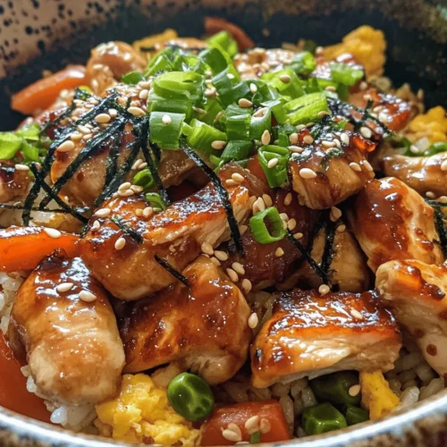 When it comes to comfort food, few dishes can match the satisfaction of a hearty plate of fried rice. Now, imagine taking that classic comfort food and infusing it with the rich, smoky flavors of Japanese BBQ. Enter the Savory Japanese BBQ Chicken Fried Rice Extravaganza—a delightful fusion that combines the best of both worlds. This recipe offers a unique twist that is sure to tantalize the taste buds, making it a perfect choice for busy weeknight dinners or meal prep days.