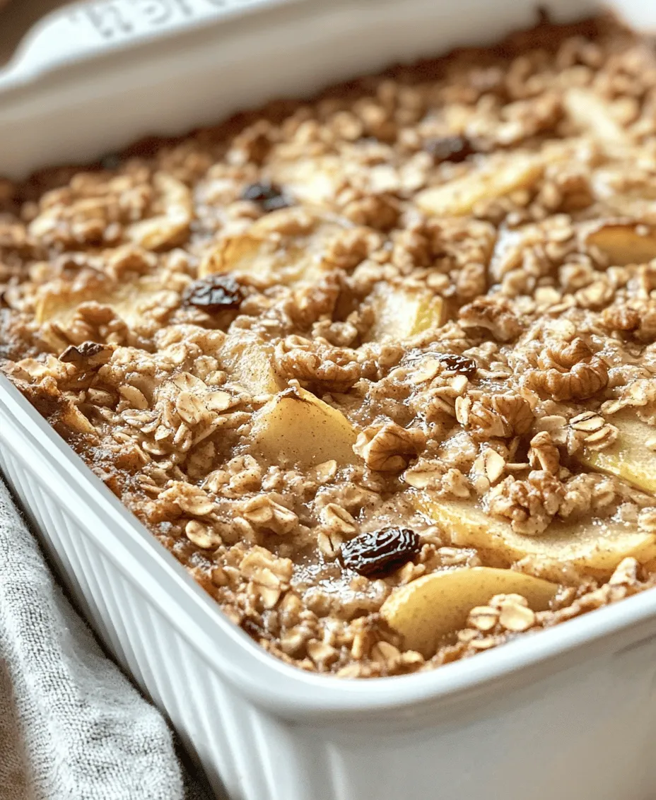 In recent years, the importance of a healthy breakfast has gained significant attention, and for good reason. Starting your day with a nourishing meal can set a positive tone for the hours ahead. Research shows that a balanced breakfast can enhance concentration, stabilize blood sugar levels, and boost metabolism. One delightful option that merges health and flavor is the Irresistible Healthy Apple Oatmeal Breakfast Bake. This dish is not only easy to prepare but also packed with wholesome ingredients that provide lasting energy to fuel your morning activities.