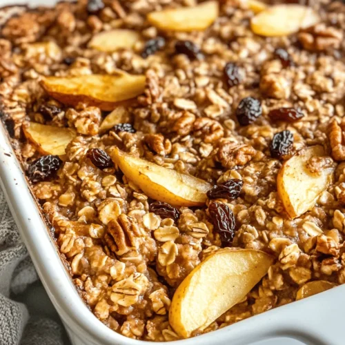 In recent years, the importance of a healthy breakfast has gained significant attention, and for good reason. Starting your day with a nourishing meal can set a positive tone for the hours ahead. Research shows that a balanced breakfast can enhance concentration, stabilize blood sugar levels, and boost metabolism. One delightful option that merges health and flavor is the Irresistible Healthy Apple Oatmeal Breakfast Bake. This dish is not only easy to prepare but also packed with wholesome ingredients that provide lasting energy to fuel your morning activities.