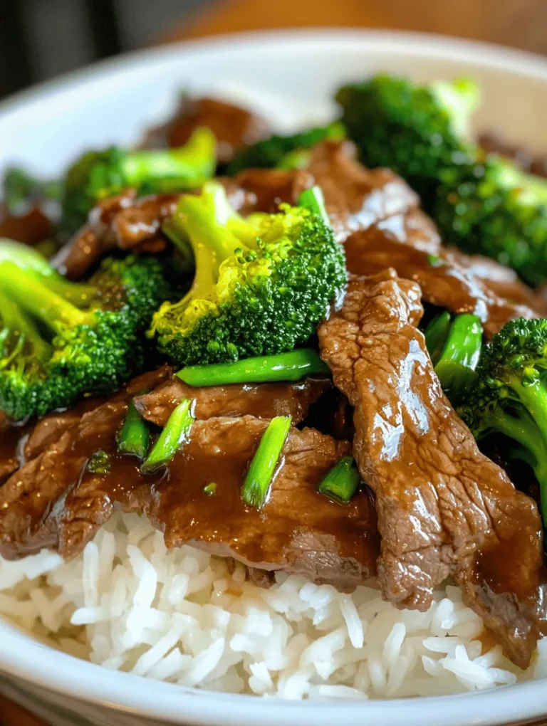 Sizzling Chinese Beef and Broccoli Delight is a culinary masterpiece that captures the essence of Chinese cuisine in every bite. This delectable dish showcases tender strips of beef paired with vibrant, crunchy broccoli, all enveloped in a savory sauce that tantalizes the taste buds. Originating from Chinese-American restaurants, Beef and Broccoli has gained immense popularity not only for its delicious flavor but also for its nutritional benefits.