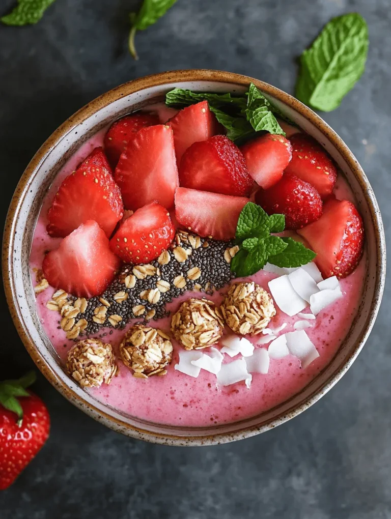 In recent years, smoothie bowls have taken the culinary world by storm, transforming the way we think about breakfast and snacks. These colorful, nutrient-packed bowls are not just visually appealing; they offer a powerful way to incorporate a variety of fresh fruits into our diets. With their creamy textures and vibrant colors, smoothie bowls have become a staple for health enthusiasts and foodies alike, providing a refreshing alternative to traditional smoothies.