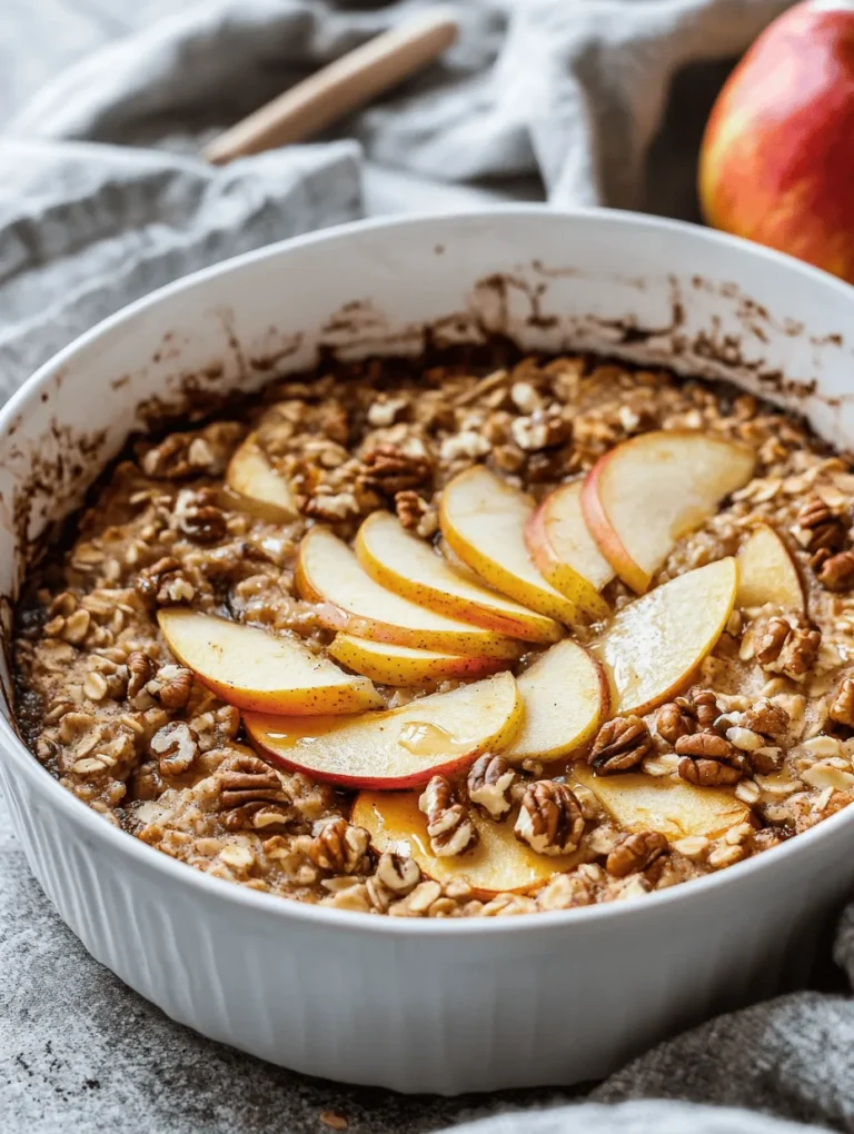 In the quest for a wholesome breakfast that fuels the body and pleases the palate, the Irresistible Healthy Apple Oatmeal Breakfast Bake stands out as a delightful option. As mornings become increasingly hectic, the need for a nourishing meal that is both quick to prepare and satisfying has never been more pronounced. This recipe encapsulates the essence of a healthy breakfast, showcasing the natural sweetness of apples and the hearty goodness of oats. With its rise in popularity, breakfast bakes have become a staple in many households, providing not just nourishment but also a comforting start to the day.
