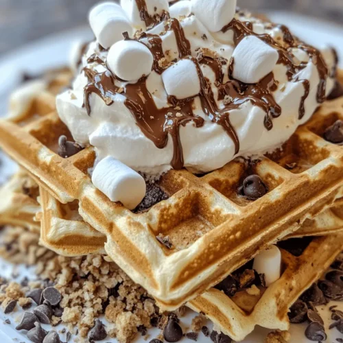 Indulging in a delightful breakfast doesn't have to be a complicated affair. Enter the indulgent s’mores waffles—a perfect fusion of crispy waffle goodness, gooey marshmallows, and rich chocolate, all topped with a sprinkle of crushed graham crackers. This article will guide you through the easy steps to create this delectable treat, offering a unique twist on the classic campfire favorite. Whether you're hosting a brunch, enjoying a cozy family breakfast, or treating yourself, these waffles are sure to impress.