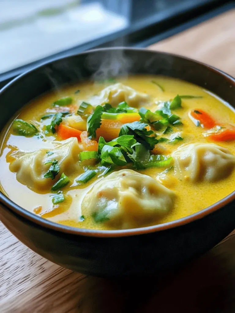 Curry and dumplings are beloved staples across various cuisines worldwide, each culture adding its unique spin to these comforting foods. From the spicy curries of India to the savory dumplings of Chinese cuisine, these dishes have transcended borders, becoming symbolic of warmth and comfort. Among the many delightful ways to enjoy these flavors, the Best Curry Dumpling Soup stands out as an exemplary recipe that combines the rich essence of curry with the satisfying texture of dumplings in a warm, inviting broth.