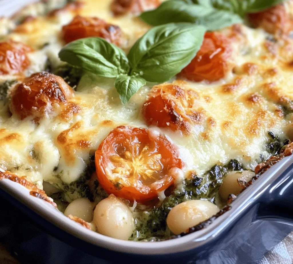 In the realm of wholesome and satisfying meals, few dishes stand out quite like the White Bean and Pesto Bake with Spinach. This delightful recipe serves as a perfect intersection of flavor, nutrition, and convenience, making it a go-to choice for health-conscious eaters and busy cooks alike. With its creamy texture, vibrant colors, and aromatic blend of ingredients, this bake not only tantalizes the taste buds but also nourishes the body with wholesome goodness.