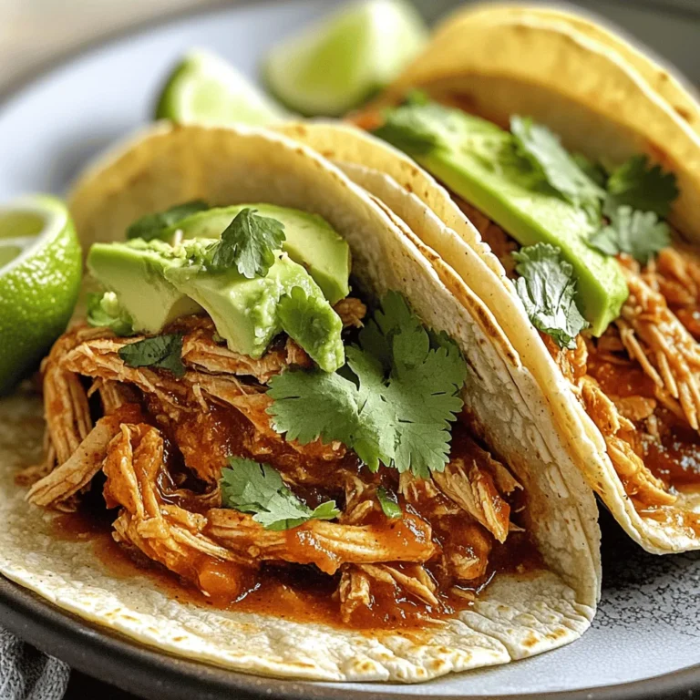 If you’re looking for a vibrant and flavorful dish that encapsulates the heart of Mexican cuisine, look no further than Chicken Tinga Tacos. This beloved dish features succulent, shredded chicken simmered in a rich, smoky sauce made from chipotle peppers, tomatoes, and spices. With its origins deeply rooted in the state of Puebla, Chicken Tinga has gained immense popularity not just in Mexico but all around the world, becoming a favorite among taco enthusiasts.