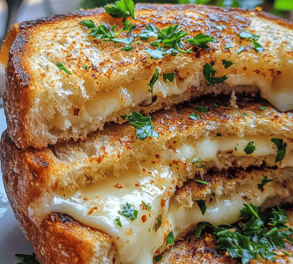 Grilled cheese sandwiches have long stood as a beloved comfort food staple, cherished by many for their simple yet satisfying combination of gooey cheese and toasted bread. Their nostalgic appeal evokes memories of childhood lunches and cozy evenings spent in the kitchen. However, as taste buds evolve, so too does the creativity behind classic recipes. Enter the Garlic Bread Grilled Cheese—a delightful twist on the traditional sandwich that elevates this comfort food to new heights. By infusing the beloved grilled cheese with the aromatic essence of garlic bread, this recipe not only tantalizes the palate but also presents a unique culinary experience that is both familiar and refreshingly new.