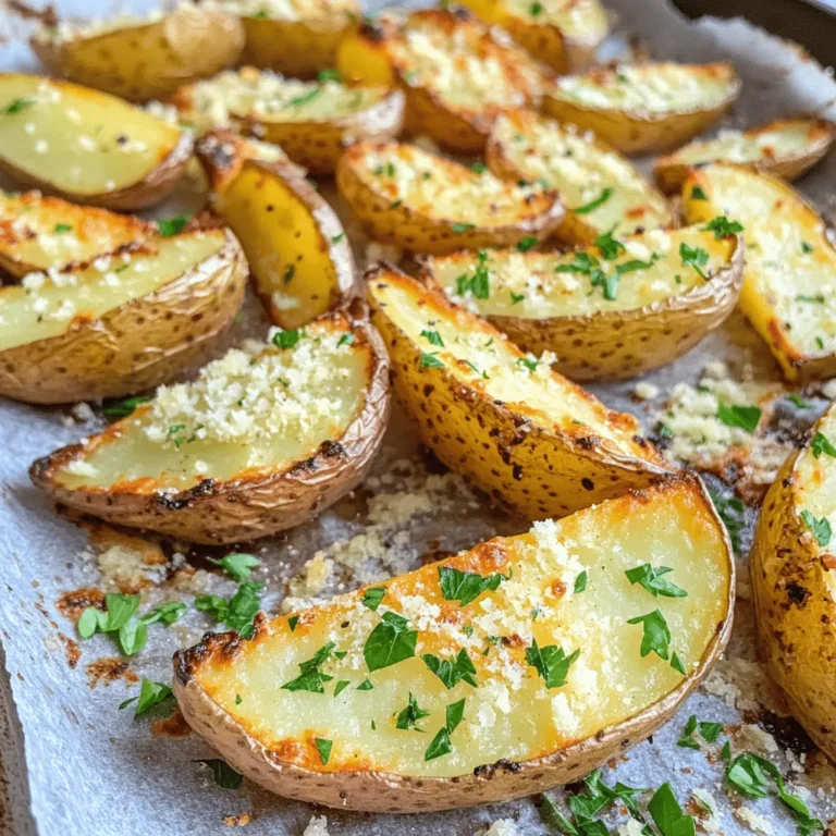 Baked potato wedges are one of those enchanting side dishes that effortlessly transition from the dinner table to the snack bowl. Their versatility makes them a staple in kitchens worldwide, perfect for accompanying a variety of main dishes or simply enjoyed on their own. Among the myriad of variations, Baked Garlic Parmesan Potato Wedges stand out with their tantalizing crunch and mouthwatering flavor. This recipe elevates the humble potato wedge to new heights, with the aromatic allure of garlic and the savory richness of Parmesan cheese.