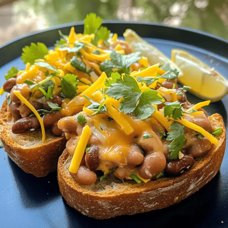 Cheesy Masala Beans on Toast is a delightful dish that beautifully marries flavors from Indian cuisine with a beloved Western classic. This fusion comfort food is not only satisfying but also incredibly versatile, making it a perfect meal option at any time of the day. Whether you are rushing through breakfast, enjoying a leisurely lunch, or looking for a quick dinner fix, this dish can cater to your needs effortlessly.