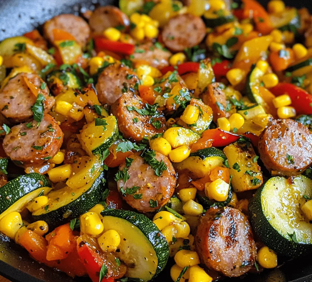 As the sun shines brighter and the days grow longer, summer calls for meals that celebrate the season's bounty. There's something inherently joyful about enjoying fresh, vibrant dishes that incorporate the essence of summer produce. One such dish that embodies this spirit is the Sizzling Summer Sausage & Veggie Skillet. This one-pan wonder combines savory Italian sausage with a colorful array of seasonal vegetables, making it a perfect choice for a quick weeknight dinner or a leisurely weekend gathering.