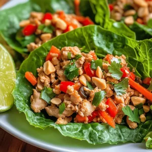 Thai cuisine is renowned for its vibrant flavors, aromatic spices, and fresh ingredients that come together to create a culinary experience unlike any other. The balance of sweet, sour, salty, and spicy is a hallmark of this Southeast Asian cuisine, making it a favorite among food enthusiasts worldwide. One dish that perfectly embodies these characteristics is the Zesty Thai Chicken Lettuce Wraps.