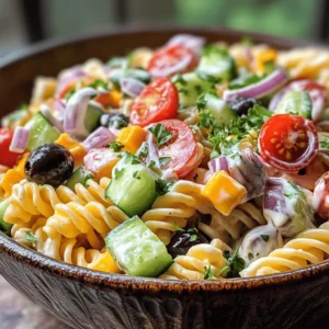 Pasta salads have carved a special place in the culinary world, captivating food enthusiasts with their delightful combination of flavors, colors, and textures. These dishes are not only visually appealing but also incredibly versatile, making them a staple for picnics, barbecues, potlucks, and casual family dinners. Among the myriad of pasta salad options available, the "Creamy Dreamy Pasta Salad" stands out as a fan favorite. This recipe offers a luxurious creamy texture, vibrant colors from fresh vegetables, and a harmonious balance of flavors that are sure to please any palate.