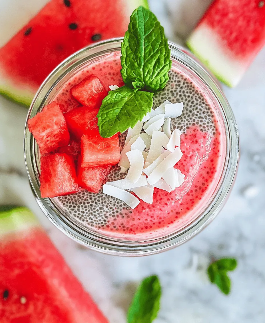 In recent years, chia pudding has surged in popularity as a go-to breakfast choice for health-conscious individuals. This delightful dish combines the nourishing properties of chia seeds with a variety of flavors and textures, making it not only a nutritious but also a visually appealing meal. One standout variation that captures the essence of summer is the Refreshing Watermelon Chia Pudding Breakfast Jar. This vibrant dish is not only packed with nutrients but also offers a delightful way to start your day with freshness and energy.
