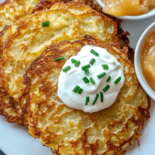 Reibekuchen, or authentic German potato pancakes, are a beloved staple in German cuisine, cherished for their crispy texture and delightful flavor. These golden-brown delights often evoke memories of festive holiday markets or cozy family gatherings, where the enticing aroma of frying potatoes fills the air. The cultural significance of Reibekuchen extends beyond mere nourishment; they symbolize tradition, comfort, and the joys of home-cooked meals.