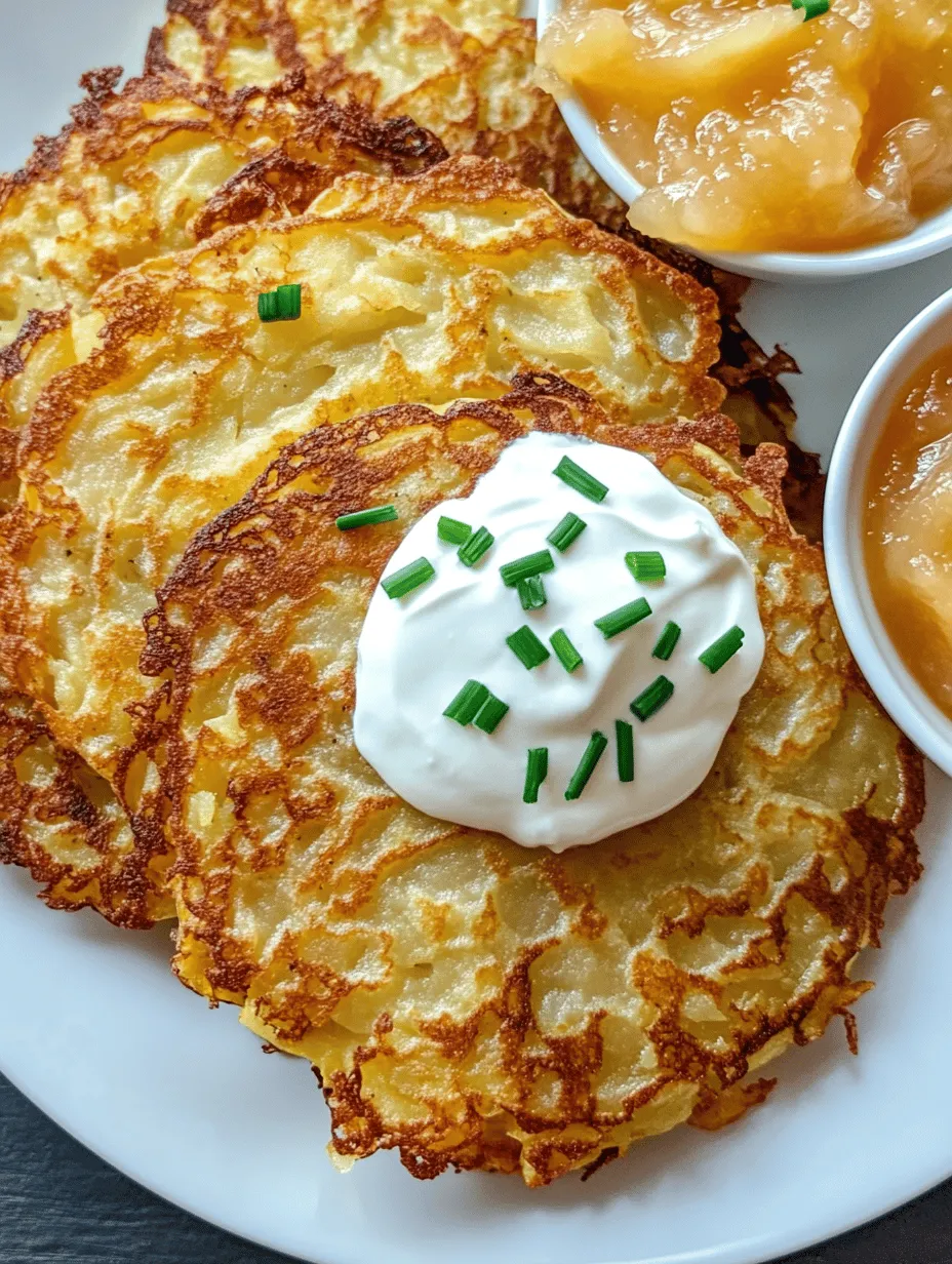 Reibekuchen, or authentic German potato pancakes, are a beloved staple in German cuisine, cherished for their crispy texture and delightful flavor. These golden-brown delights often evoke memories of festive holiday markets or cozy family gatherings, where the enticing aroma of frying potatoes fills the air. The cultural significance of Reibekuchen extends beyond mere nourishment; they symbolize tradition, comfort, and the joys of home-cooked meals.