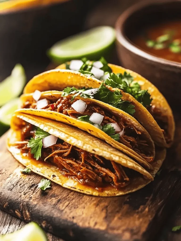 In recent years, Birria Tacos have taken the culinary world by storm, transforming from a traditional Mexican dish into a beloved favorite across the globe. Their irresistible blend of flavors, tender meat, and the unforgettable dipping broth make them a must-try for any taco enthusiast. Originating from the western state of Jalisco, these tacos have evolved into a cultural phenomenon, captivating taste buds with their rich history and complex flavors. As they gain popularity, many people find themselves drawn not only to their deliciousness but also to the stories they tell about Mexican heritage and community.