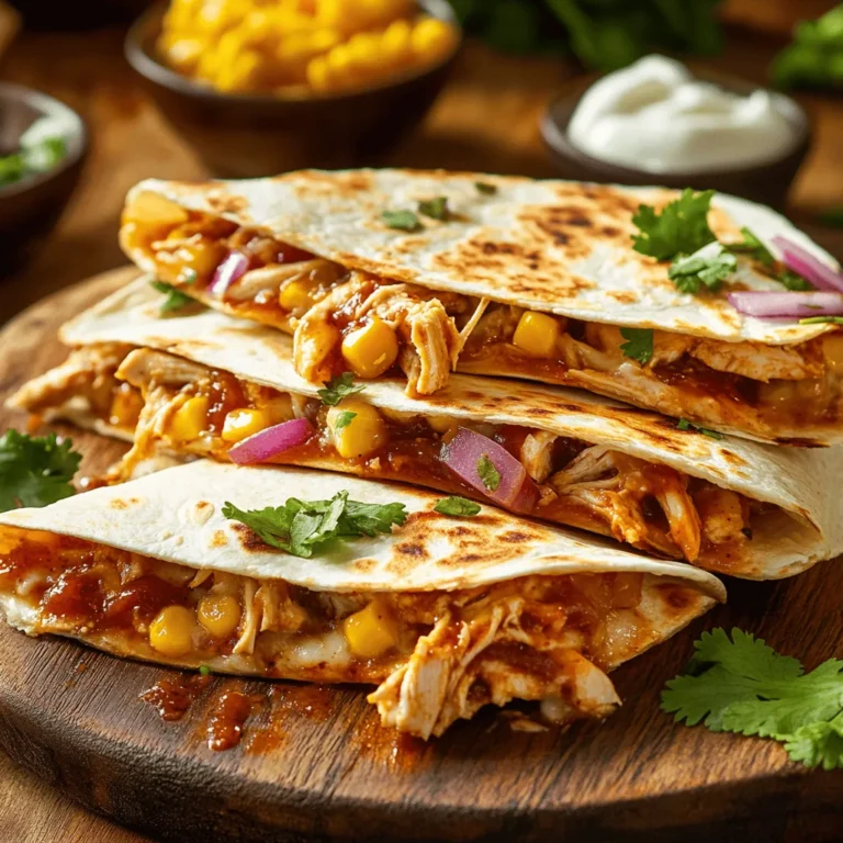 To fully appreciate the BBQ Chicken Quesadilla, it's essential to understand what a quesadilla is and its historical roots. A quesadilla is a traditional Mexican dish that consists of a tortilla filled with cheese and various other ingredients, which is then folded in half and cooked until golden and crispy. The origins of the quesadilla can be traced back to the colonial period in Mexico, where it began as a simple meal made with corn tortillas and cheese, often enjoyed by farmers and laborers.