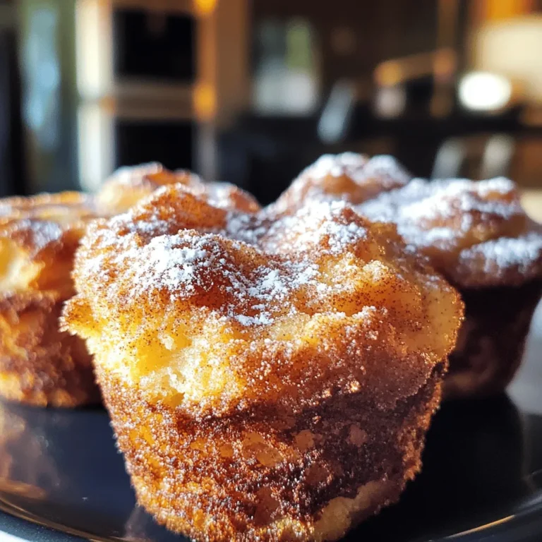 Cinnamon Sugar French Toast Muffins offer a delightful twist on the classic breakfast dish that many of us know and love. Imagine waking up to the comforting aroma of freshly baked muffins, each bite bursting with the flavors of cinnamon and sugar. This recipe transforms traditional French toast into portable muffins, making it a perfect choice for busy mornings or brunch gatherings. Whether you’re hosting a weekend brunch or simply treating yourself to a sweet breakfast, these muffins are sure to impress.