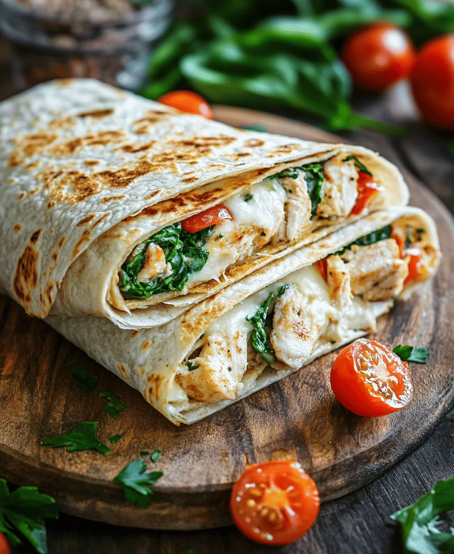 To create the perfect Cheesy Garlic Chicken Wraps, it's essential to understand the roles of each ingredient in the recipe. Here's a closer look at the key components that make these wraps truly special.