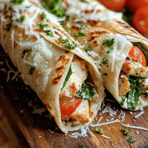 To create the perfect Cheesy Garlic Chicken Wraps, it's essential to understand the roles of each ingredient in the recipe. Here's a closer look at the key components that make these wraps truly special.
