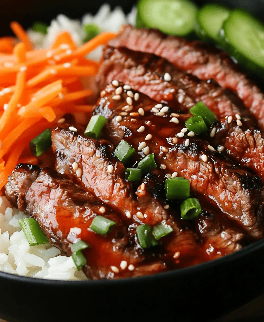 Korean cuisine has been gaining immense popularity around the world, captivating food lovers with its vibrant flavors and unique combinations. From the tantalizing sweetness of bulgogi to the fiery kick of kimchi, Korean dishes offer a delightful palate experience that resonates with many. One such dish that exemplifies this trend is the Korean BBQ Steak Rice Bowl with Spicy Cream Sauce.