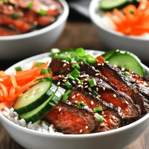 Korean cuisine has been gaining immense popularity around the world, captivating food lovers with its vibrant flavors and unique combinations. From the tantalizing sweetness of bulgogi to the fiery kick of kimchi, Korean dishes offer a delightful palate experience that resonates with many. One such dish that exemplifies this trend is the Korean BBQ Steak Rice Bowl with Spicy Cream Sauce.