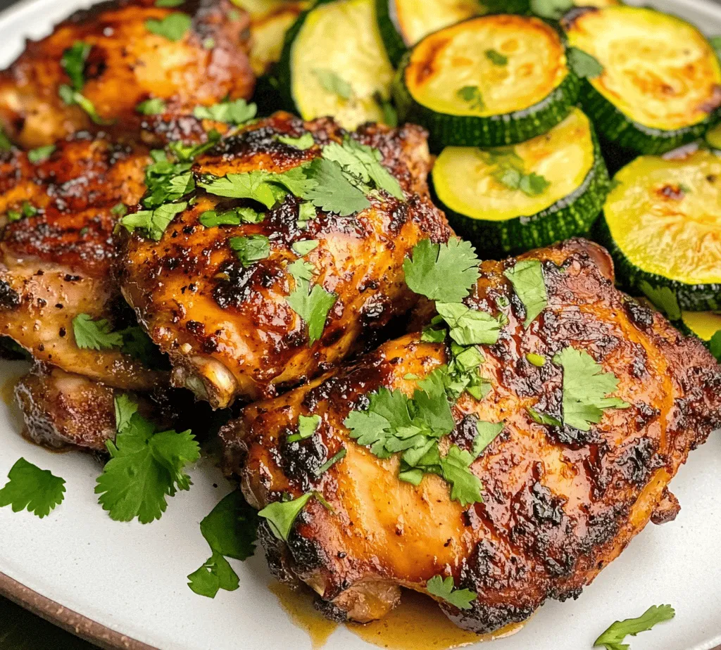 Explore the delicious fusion of flavors in this Asado Chicken Delight paired with Sautéed Lemon Zucchini. This recipe combines the savory spices of marinated chicken thighs with the fresh zestiness of lemon zucchini, making it an ideal dish for family dinners or casual gatherings. With a preparation time of just 15 minutes and a total cooking time of about 1 hour and 15 minutes, you'll create a delightful meal that satisfies both the palate and the senses.